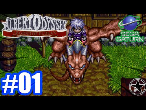 Let's Play Albert Odyssey: Legend of Eldean for the Sega Saturn! - Episode 01 - [enemyzero studio]