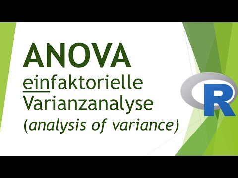 ANOVA (einfaktorielle Varianzanalyse) in R durchführen - Daten analyisieren in R (40)
