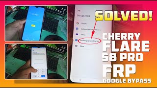 Cherry Flare S8 Pro  Forgot Password | FRP Bypass Solve | No need PC | No OTG