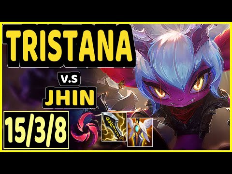 TRISTANA vs JHIN - 15/3/8 KDA BOTTOM ADC GAMEPLAY - NA Ranked DIAMOND