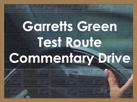 Garretts Green Test Route | Pass First Time with Real Commentary & Mock Test Tips