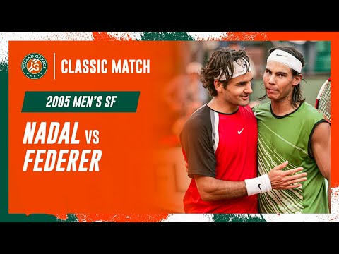 Rafael Nadal vs Roger Federer - Semifinal 2005 | Roland-Garros Classic Match
