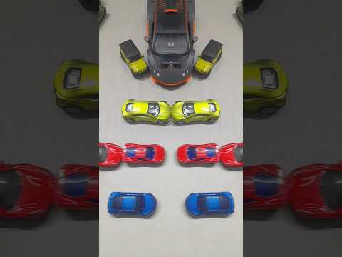 Ballerina Lololo STO black Lamborghini Car vs big vs small Cars video #hotwheels #viralshort