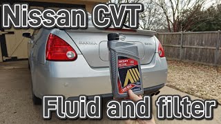 Nissan CVT Transmission fluid flush and filter change