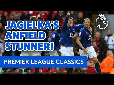 JAGIELKA'S ANFIELD STUNNER! | PREMIER LEAGUE CLASSICS