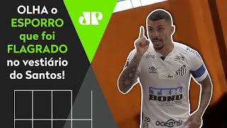 Vídeo do vestiário do Santos vaza e mostra bronca: ‘Todo jogo você faz isso’