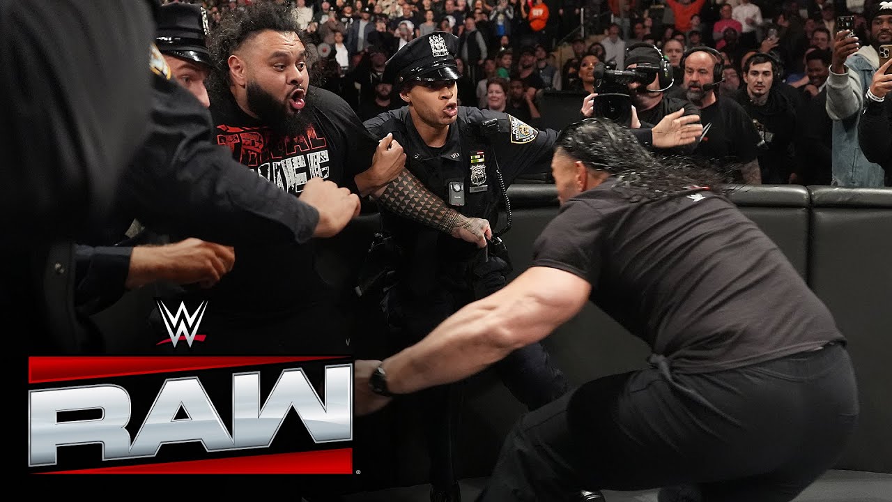 UNSEEN bodycam footage from wild Raw brawl: Raw highlights, Nov. 17, 2025