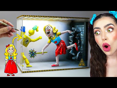 REAL LIFE Miss Delight DIORAMA?! (POPPY PLAYTIME CHAPTER 3, STUCK IN LABORATORY!)