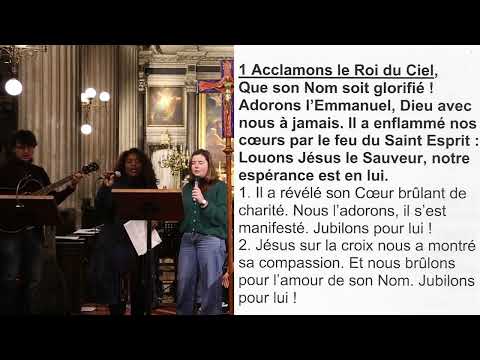 Acclamons le Roi du Ciel / Chant 1 - Prière des malades du 18-01-2024