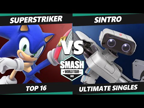 SWT EU RF Top 16 - SuperStriker (Sonic) Vs. Sintro (ROB) SSBU Ultimate Tournament