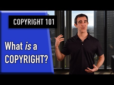 Bahram Niknia explains the basics of a copyright in simple (non-legal) language including what you need to have copyright protection.