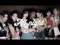 IVE - All night ft. Saweetie (sped up)