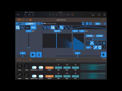 Particle Gen - Ambient sketch created on iOS using auGEN X + iSem + Rozeta Suite + AUM