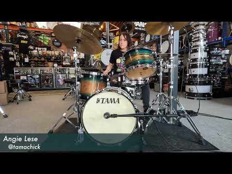 Tama Starclassic Maple 3pc Drum Kit - "Emerald Pacific Walnut Burst" image 7