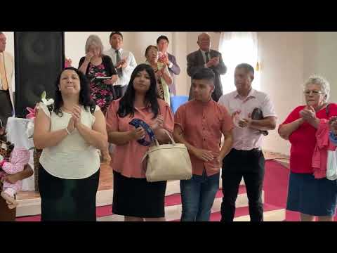 Entrada iglesia de Picun Leufu jornada cordillerana zona sur IEPA Ramón Castro Neuquén 10-1-26