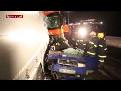 Schwerer Crash auf der Pyhrnautobahn bei Klaus an der Pyhrnbahn