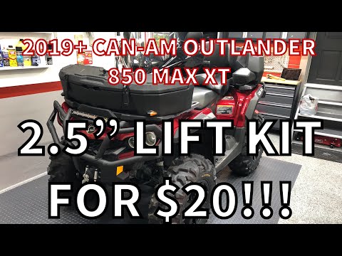 YouTube video about: Can am outlander 2 inch lift?