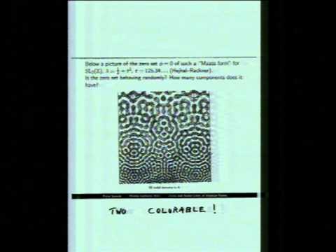 The Generalized Ramanujan Conjectures and Applications (Lecture 4) by Peter Sarnak