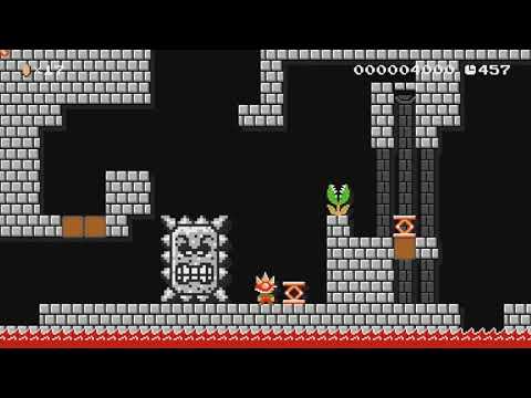 The Mystery of Spiny's Castle by Matt - Super Mario Maker - No Commentary 1br