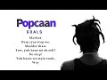 Popcaan - Goals Lyrics (Lyric Video)