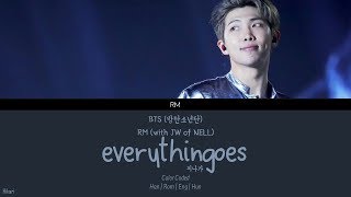BTS (방탄소년단) RM (with NELL) - everythingoes (지나가) [Color Coded Lyrics HAN|ROM|ENG|HUN]