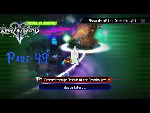 Kingdom Hearts II Final Mix Walkthrough - [Pt.49] - Hunter X Gummi Ship Boss Battle (PS4 Pro)