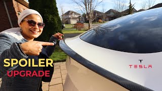 Tesla Model 3 & Y New Spoiler Upgrade, Easy Install & Review- Hansshow