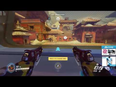 Overwatch C9 Surefour Playing Sick Game  As Tracer With 52 Elims on Nepal