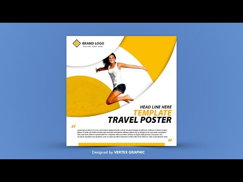 Learn academy banner or Social media ad design in adobe photoshop