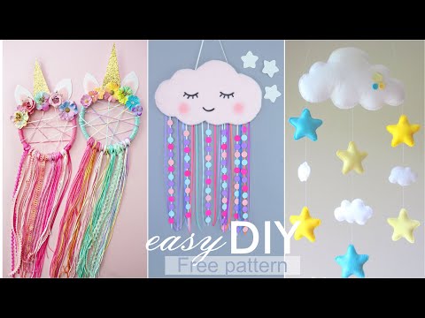 DIY Room Decor / Easy crafts / Сute cloud for kids...
