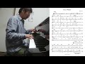 『Easy Walker (Billy Taylor)』 played by Takeshi Fukushima (Solo Piano) with sheet