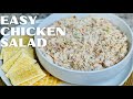 How To Make Chicken Salad Chicken Salad Recipe Lunch Ideas Canned Chicken Recipes