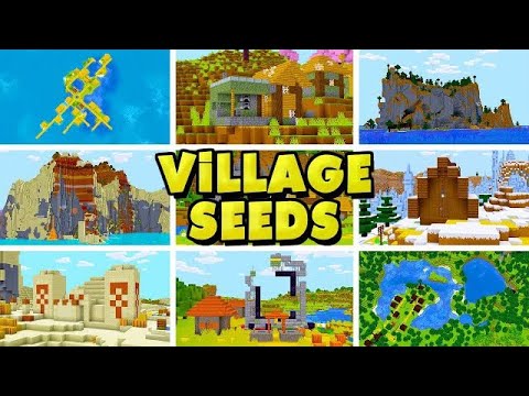 🔥 TOP MINECRAFT VILLAGE SEEDS! 😱 MUST SEE! #minecraft