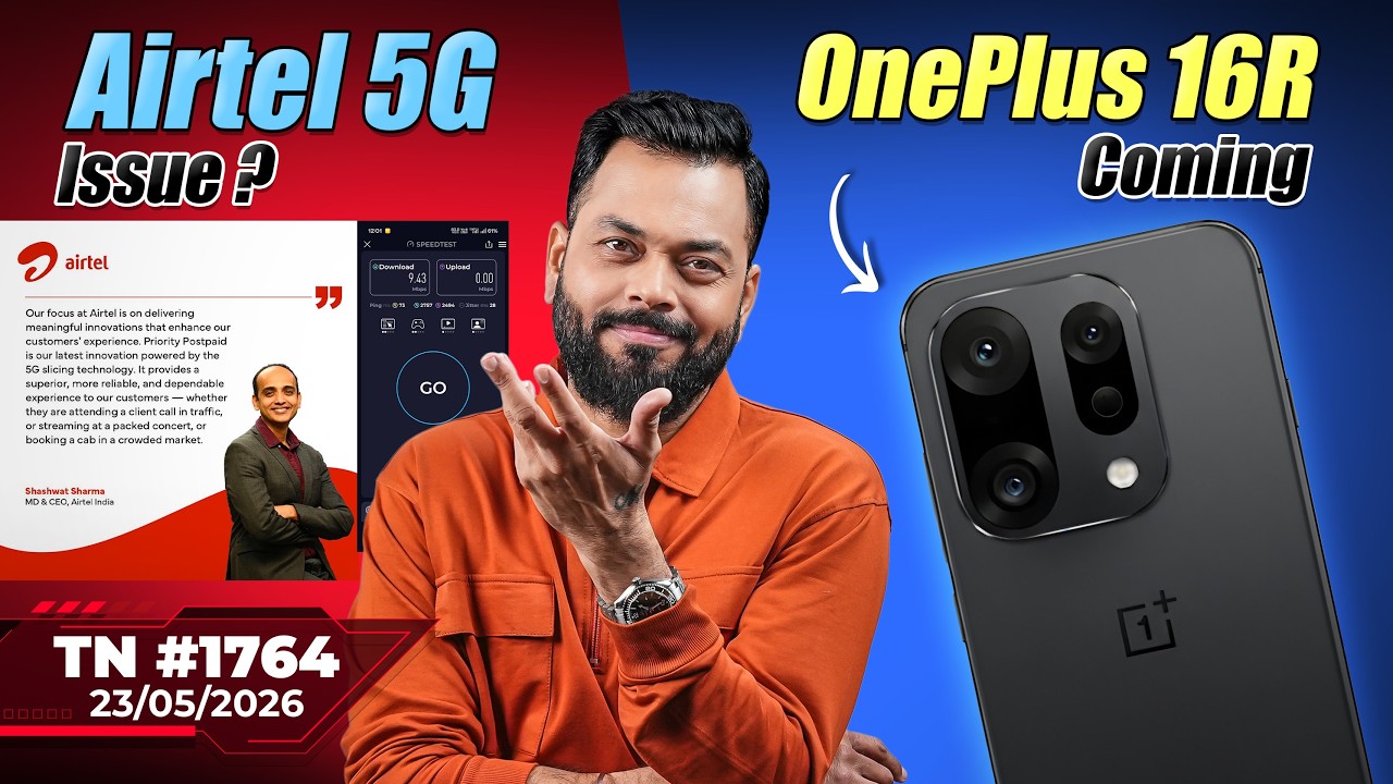Airtel 5G Issue?, Edge 70 Pro+ Launch, GTA 6 Pre-Orders,Xiaomi 17T India Launch,OnePlus 16R-#TTN1764