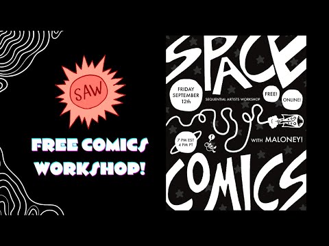 Space Comics with Sarah Maloney - SAW Free Friday Night Comics Workshop