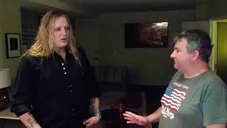 Sebastian Bach Backstage Orlando w Parkland 1st Responder