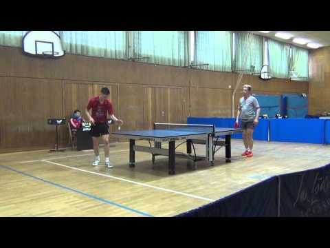 Tischtennis Oberliga TSV Stein-TV Erlangen2013 (21)Tobias Ehret vs Karsten Reiss5