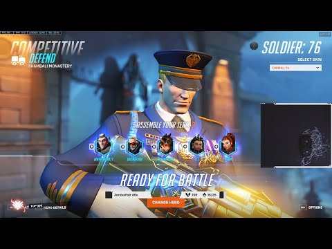 25K! DOMINATING AS SOLDIER 76 IN RANKED! GALE SOLDIER 76 SEASON 7 TOP 500 GAMEPLAY