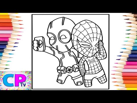 Deadpool Meets Spiderman Coloring Pages/Superheroes Having Fun/Syn Cole - Melodia [NCS Release]