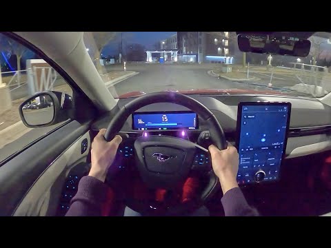 Thumbnail for 2021 Ford Mustang Mach-E - POV Night Drive (Binaural Audio) by Ford Mustang Mach-E