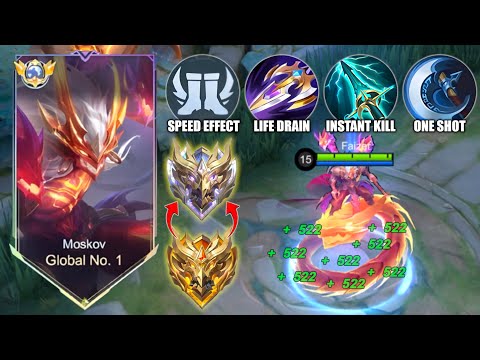 MOSKOV BEST GUIDE TO RANK UP FASTER IN 2025! (ONE SHOT TRICKS) RECOMMENDED BUILD FOR SOLO RANK!!