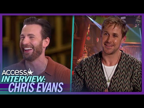 Chris Evans Was INTIMIDATED To Work w/ Ryan Gosling On 'The Gray Man'