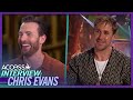 Chris Evans Was INTIMIDATED To Work w/ Ryan Gosling On 'The Gray Man'