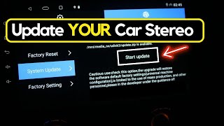 How to Update Your Android Car Stereo Firmware?