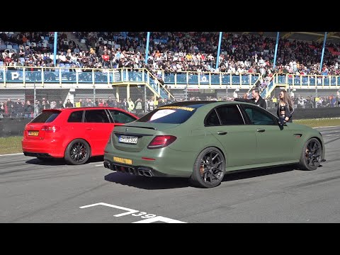 BRABUS 800 E63 S Sedan 4.0L V8 BiTurbo vs 650HP Audi RS3 Stage 4