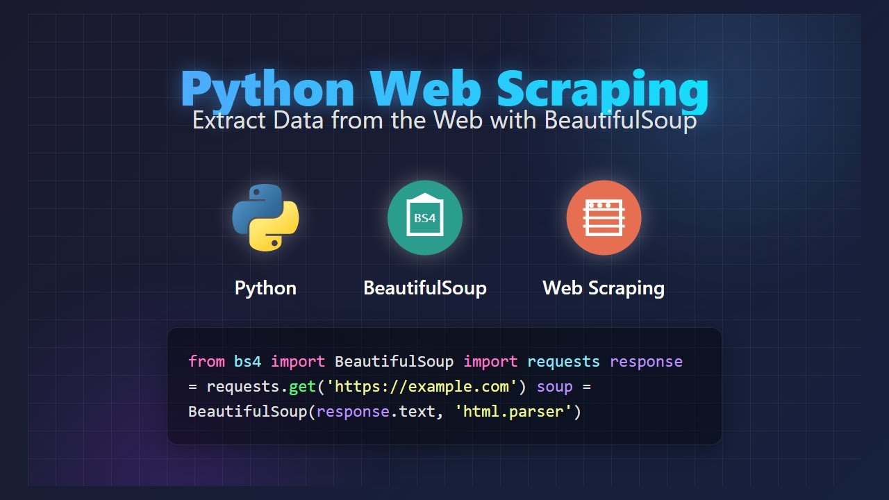 Python Web Scraping with BeautifulSoup: Extracting Data for Beginners 🐍