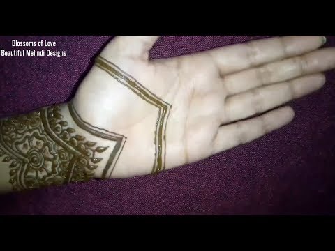 Latest Front Hand Side Mehndi Design | Bridal Mehndi Design | Step by Step Tutorial Video