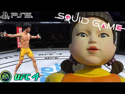 UFC 4 | Bruce Lee VS Squid game (younghee) |  PS5