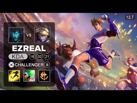 Ezreal vs Kalista ADC - KR Challenger - Patch 12.7 Season 12