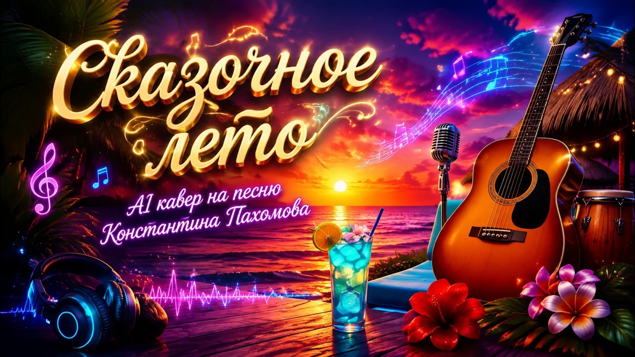Сказочное лето - AI Кавер на песню Константина Пахомова (Ласковый май)